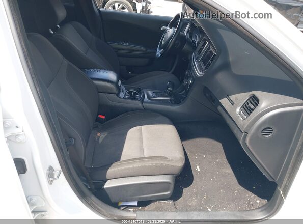 2C3CDXBG9LH238776 2020 DODGE CHARGER White Вид салону спереду