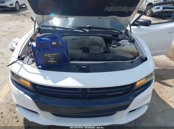 2C3CDXBG9LH238776 2020 DODGE CHARGER White Вид ззаду