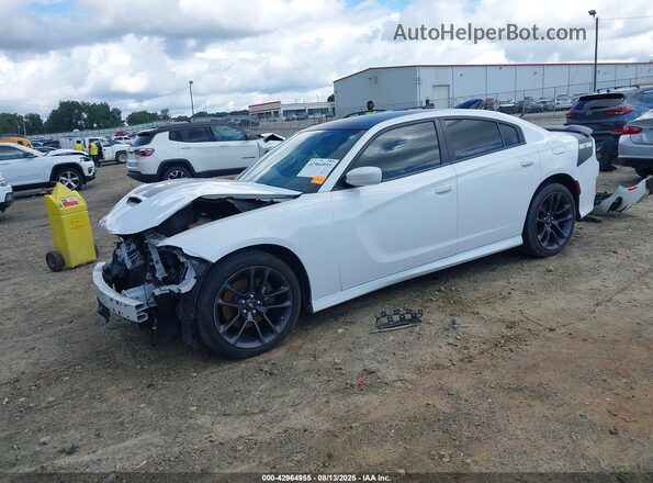 2C3CDXCT0MH506790 2021 DODGE CHARGER White Передня ліва чверть