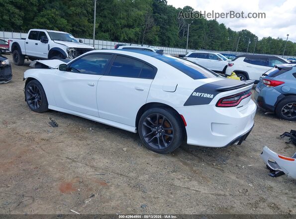 2C3CDXCT0MH506790 2021 DODGE CHARGER White Задня ліва чверть