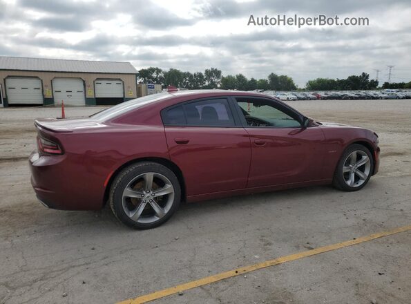 2C3CDXCT1JH155996 2018 DODGE CHARGER Burgundy 