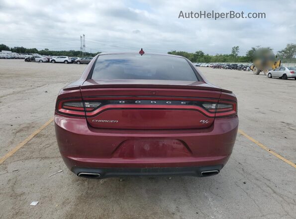 2C3CDXCT1JH155996 2018 DODGE CHARGER Burgundy 