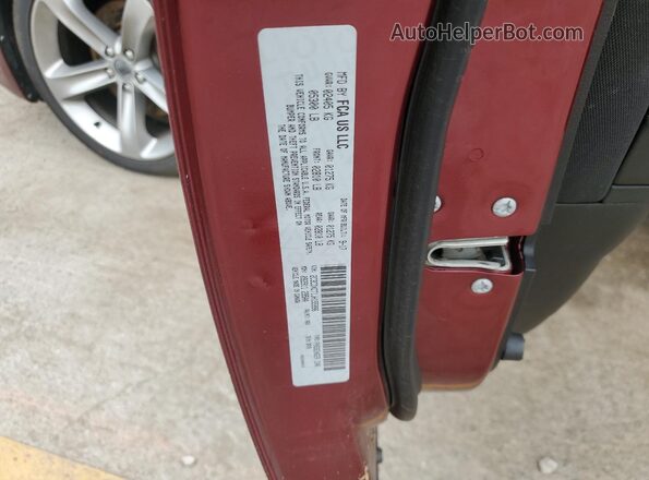 2C3CDXCT1JH155996 2018 DODGE CHARGER Burgundy 