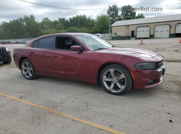 2C3CDXCT1JH155996 2018 DODGE CHARGER Burgundy 
