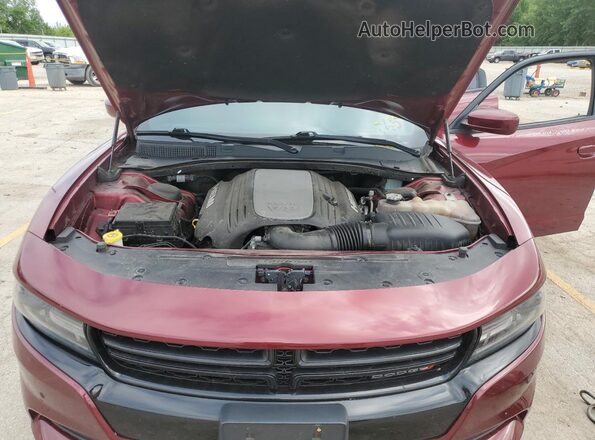 2C3CDXCT1JH155996 2018 DODGE CHARGER Burgundy 