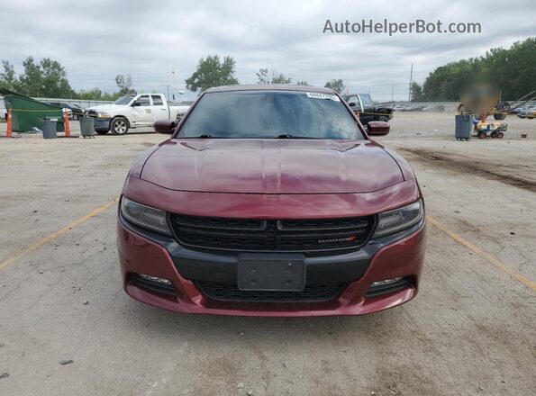 2C3CDXCT1JH155996 2018 DODGE CHARGER Burgundy 