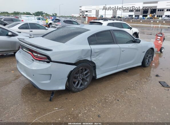 2C3CDXCT3NH240344 2022 DODGE CHARGER Gray Задня права чверть