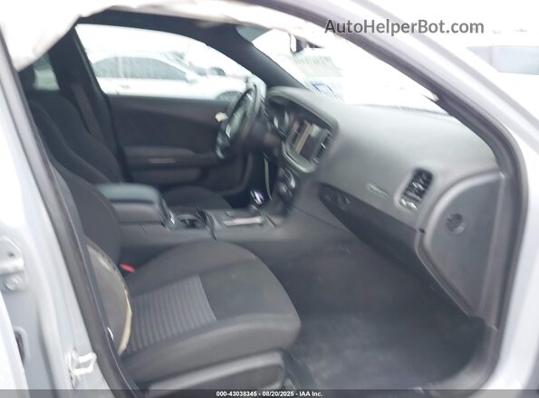 2C3CDXCT3NH240344 2022 DODGE CHARGER Gray Вид салону спереду