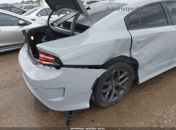 2C3CDXCT3NH240344 2022 DODGE CHARGER Gray Вид спереду