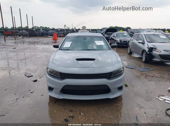 2C3CDXCT3NH240344 2022 DODGE CHARGER Gray Вид задньої частини салону