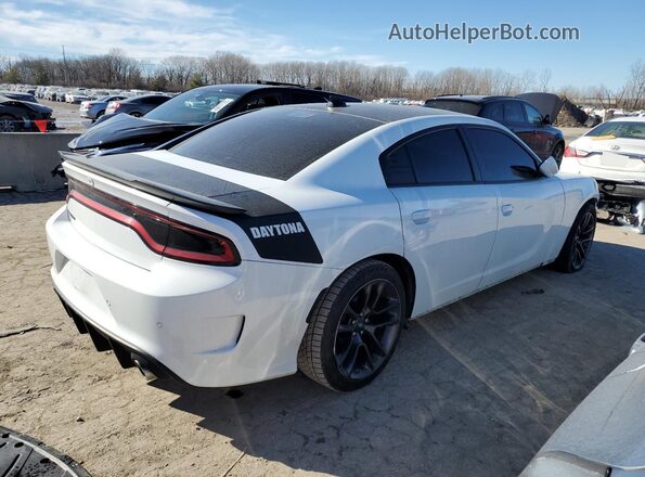 2C3CDXCT4MH508817 2021 DODGE CHARGER White Trasero derecho