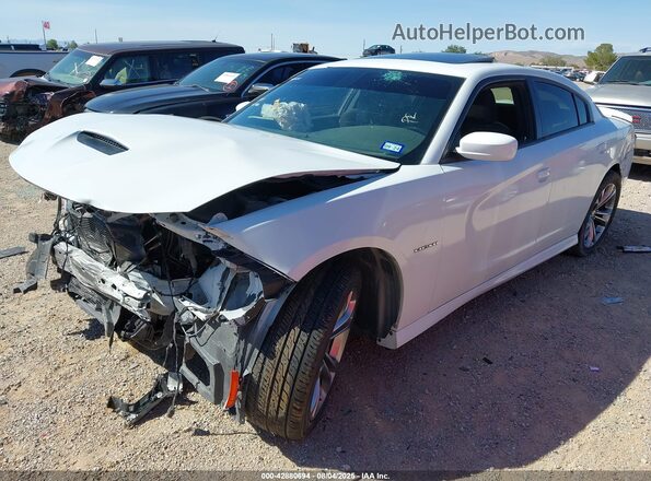 2C3CDXCT6MH579288 2021 DODGE CHARGER White Front left