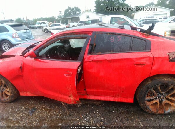2C3CDXCTXMH506716 2021 DODGE CHARGER Red სალონის 360-გრადუსიანი ხედი