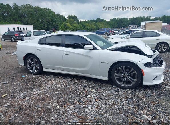 2C3CDXCTXMH587586 2021 DODGE CHARGER White Vista interior trasera