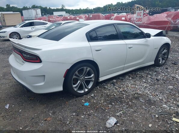 2C3CDXCTXMH587586 2021 DODGE CHARGER White Trasero derecho