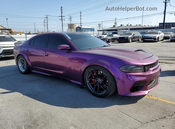 2C3CDXGJ3MH579211 2021 DODGE CHARGER Purple Передня права чверть