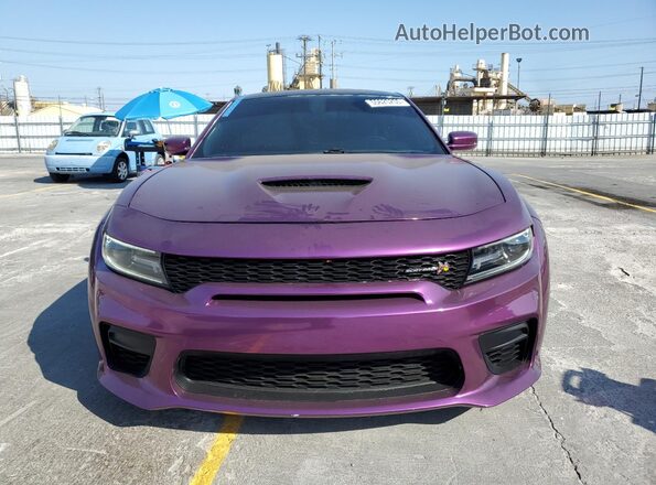 2C3CDXGJ3MH579211 2021 DODGE CHARGER Purple Вид спереду