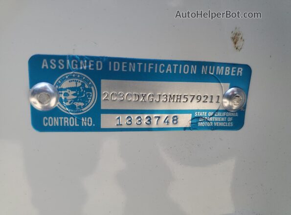 2C3CDXGJ3MH579211 2021 DODGE CHARGER Purple Вид підкапотного простору