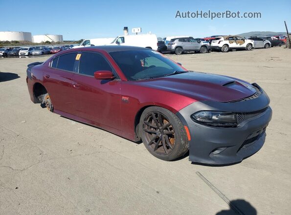 2C3CDXGJ6JH116992 2018 DODGE CHARGER Бордовый 