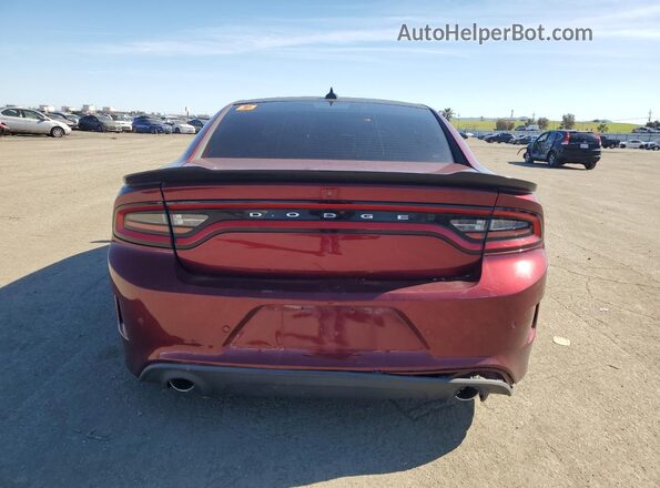 2C3CDXGJ6JH116992 2018 DODGE CHARGER Бордовый 