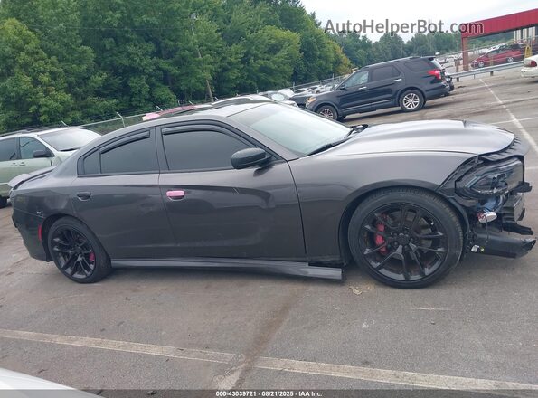 2C3CDXGJ7NH166273 2022 DODGE CHARGER Серый Панорамный вид салона 360°