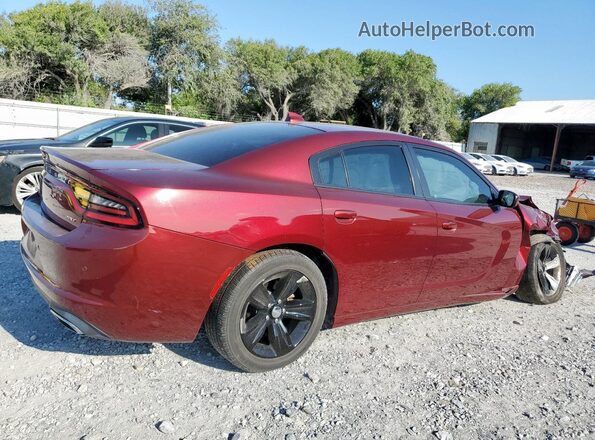 2C3CDXHG3JH175646 2018 DODGE CHARGER Бордовый 