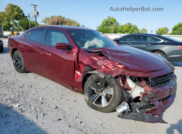 2C3CDXHG3JH175646 2018 DODGE CHARGER Бордовый 