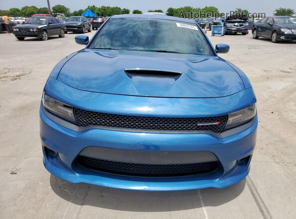 2C3CDXHG4LH186691 2020 DODGE CHARGER Синий Вид спереди