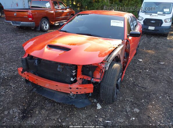 2C3CDXHG6MH544116 2021 DODGE CHARGER Orange Widok z przodu