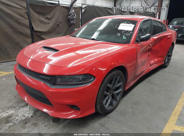 2C3CDXHG6PH519219 2023 DODGE CHARGER Красный Передняя левая четверть