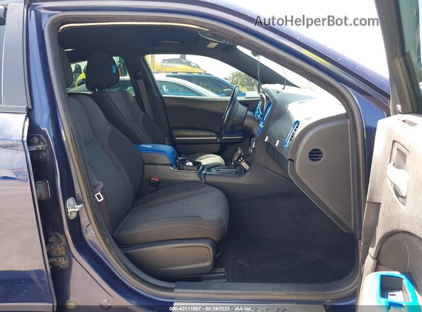 2C3CDXHG9GH297422 2016 DODGE CHARGER Blue Vista interior delantera