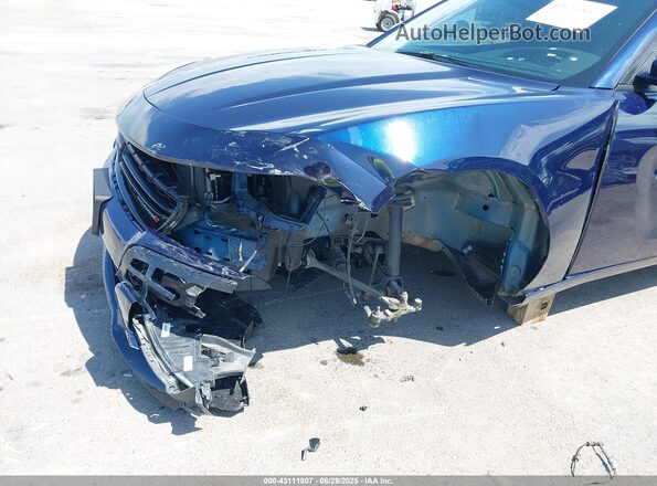 2C3CDXHG9GH297422 2016 DODGE CHARGER Blue Vista frontal