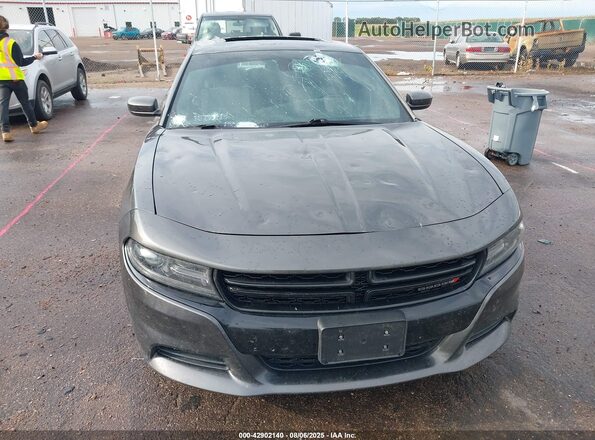 2C3CDXJG7JH119929 2018 DODGE CHARGER Gray ხელსაწყოთა პანელის ხედი