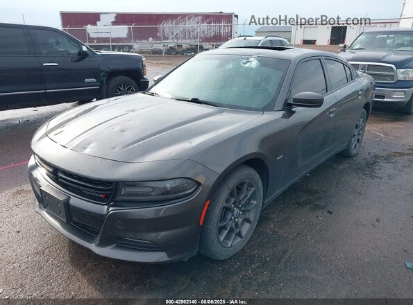 2C3CDXJG7JH119929 2018 DODGE CHARGER Gray წინა მარცხენა ხედი სამი მეოთხედიდან