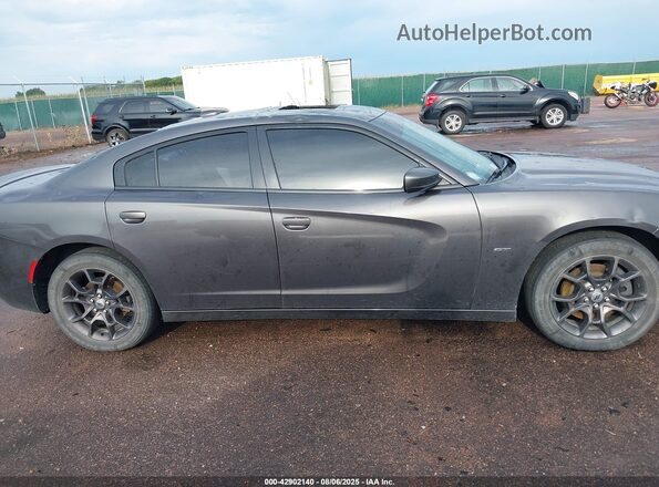2C3CDXJG7JH119929 2018 DODGE CHARGER Gray უკანა სალონის ხედი