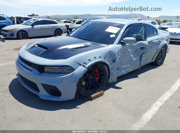 2C3CDXL9XNH118827 2022 DODGE CHARGER Серый Передняя левая четверть