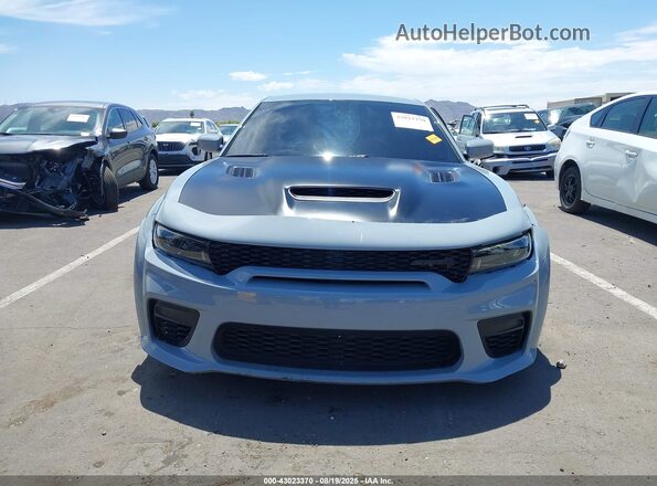 2C3CDXL9XNH118827 2022 DODGE CHARGER Серый Вид задней части салона