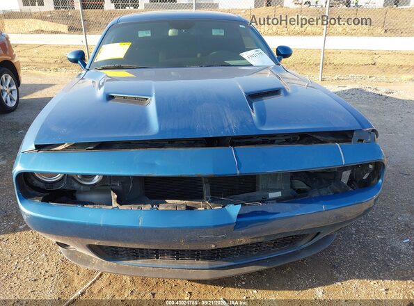 2C3CDZAG3LH227205 2020 DODGE CHALLENGER Blue ხელსაწყოთა პანელის ხედი