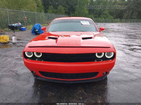 2C3CDZAG3MH555788 2021 DODGE CHALLENGER Orange Widok wnętrza z tyłu