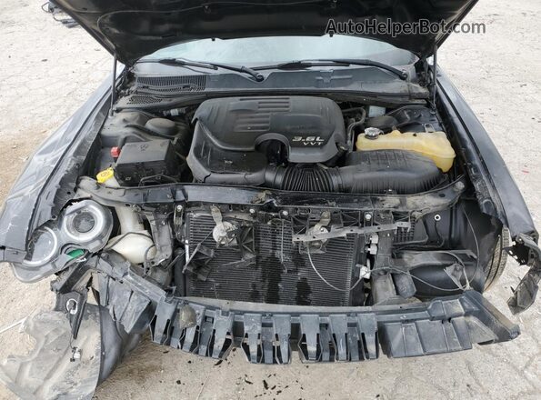 2C3CDZAG7HH640414 2017 DODGE CHALLENGER Черный Вид задней части салона