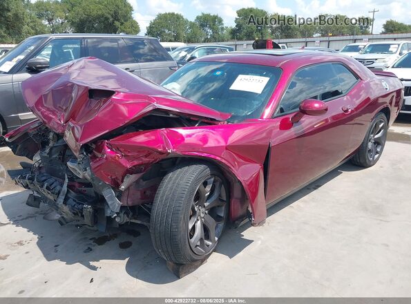 2C3CDZAGXJH339660 2018 DODGE CHALLENGER Темно-бордовый 