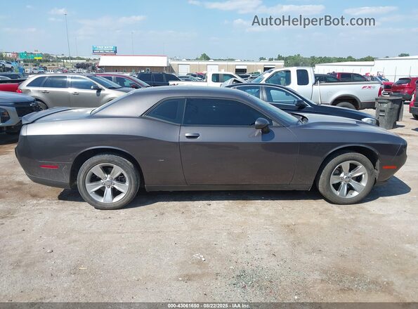 2C3CDZAGXMH623200 2021 DODGE CHALLENGER Gray Вид задньої частини салону