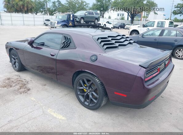 2C3CDZBT2NH206926 2022 DODGE CHALLENGER Purple უკანა მარცხენა