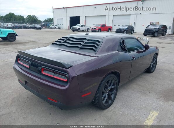 2C3CDZBT2NH206926 2022 DODGE CHALLENGER Purple უკანა მარჯვენა