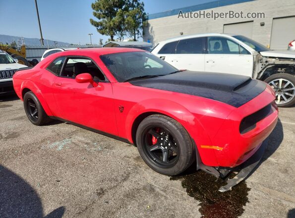 2C3CDZH99JH101287 2018 DODGE CHALLENGER Red 