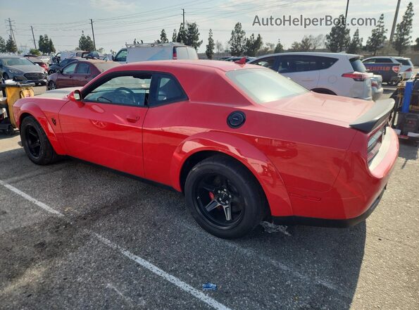 2C3CDZH99JH101287 2018 DODGE CHALLENGER Red 