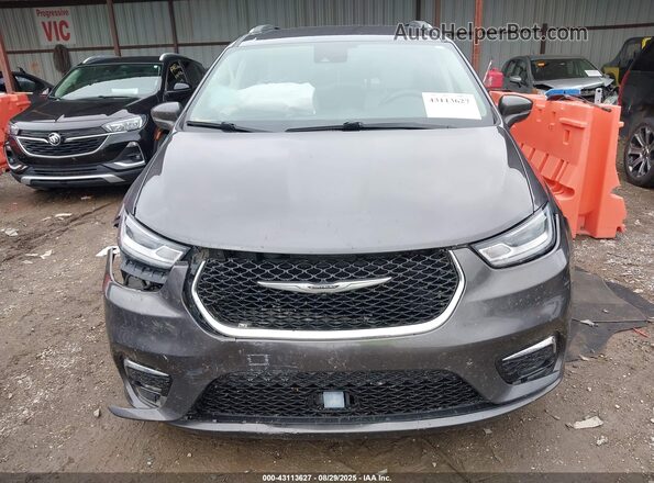 2C4RC1BG0MR600429 2021 CHRYSLER PACIFICA Gray Вид щитка приладів