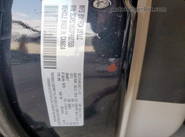 2C4RC1BG0PR627506 2023 CHRYSLER PACIFICA Black Vista de la etiqueta del VIN