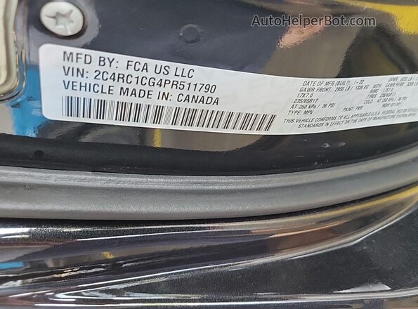 2C4RC1CG4PR511790 2023 CHRYSLER VOYAGER  Դիմացի տեսք