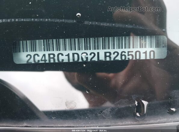 2C4RC1DG2LR265010 2020 CHRYSLER VOYAGER Gray Вид підкапотного простору